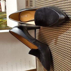 Geox Caroline Black suede pumps